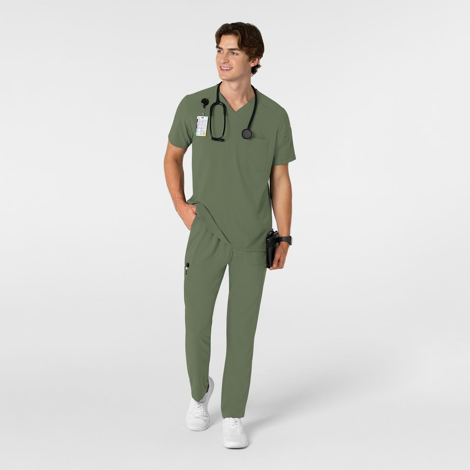 Pantalone uomo 5834 slim olive NOVITA&#39; 2025
