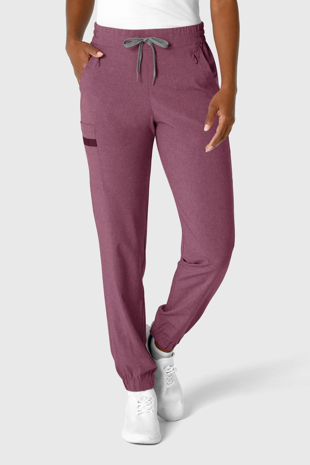 Pantalone donna 5234 jogger wine heather