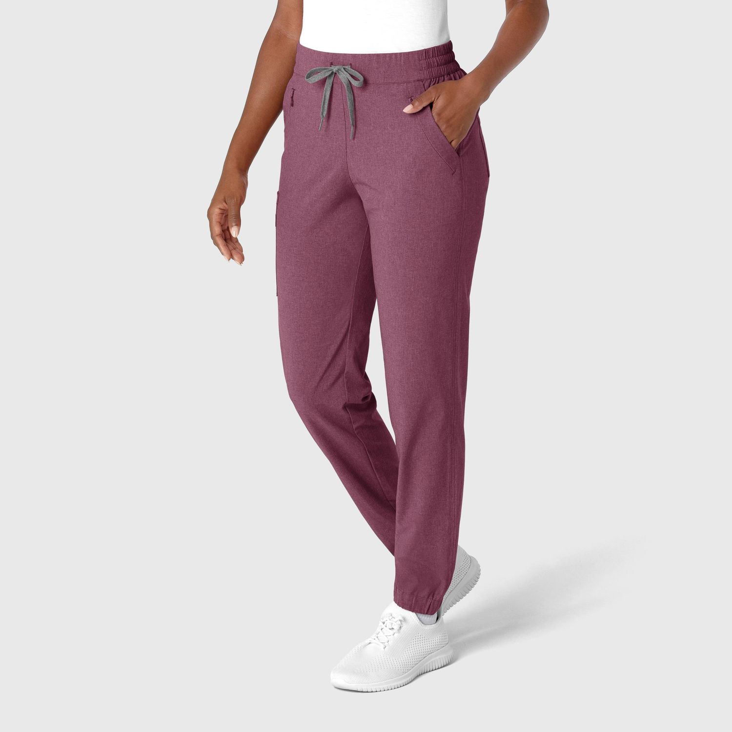Pantalone donna 5234 jogger wine heather
