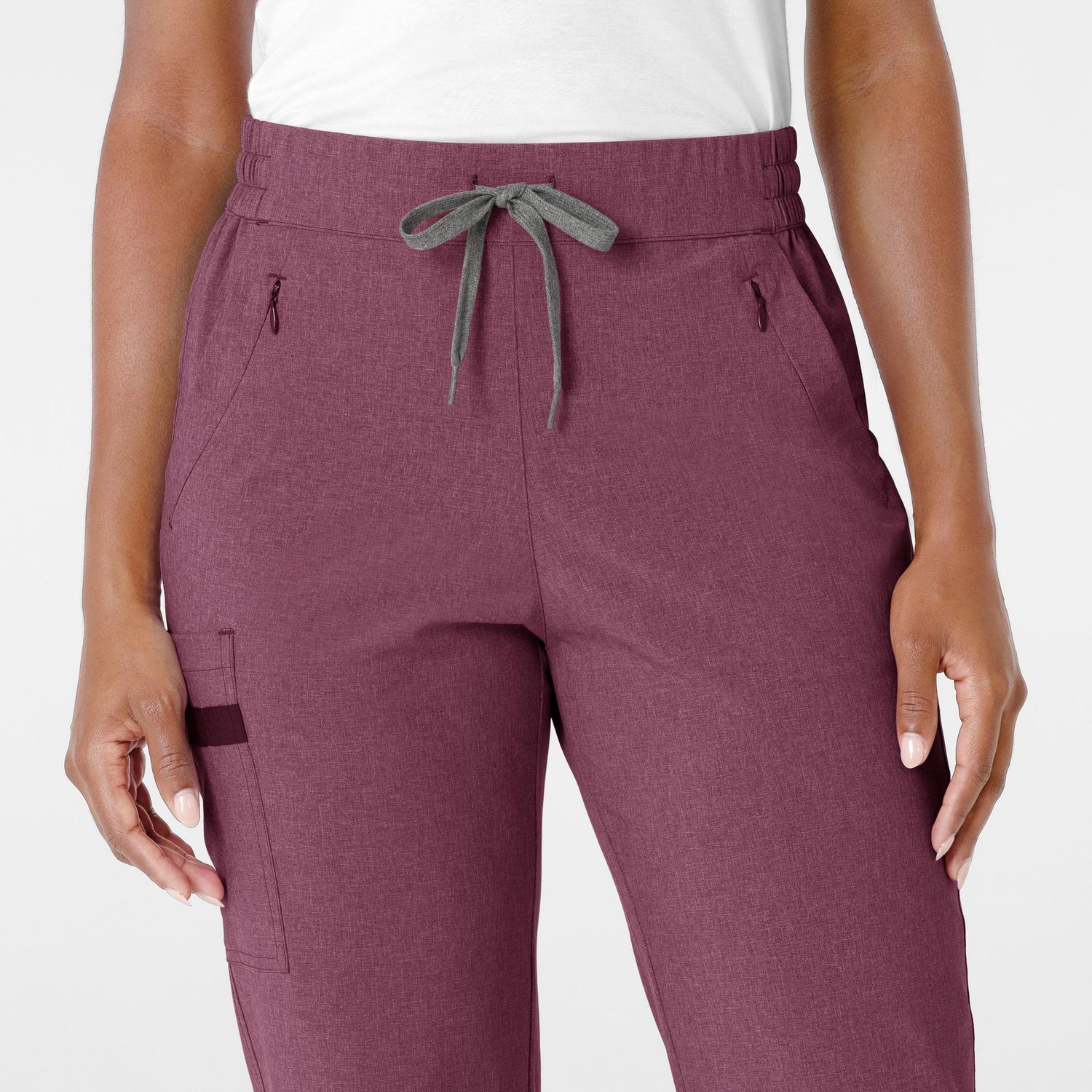 Pantalone donna 5234 jogger wine heather NOVITA&#39; 2025