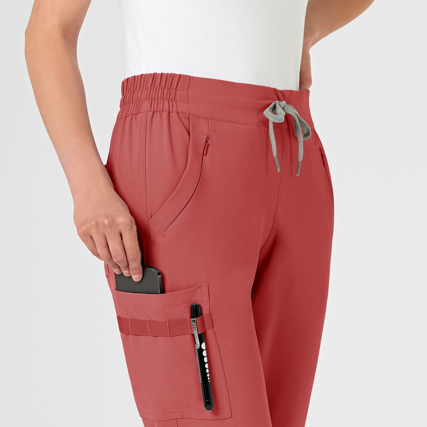 Pantalone donna 5234 jogger mineral red