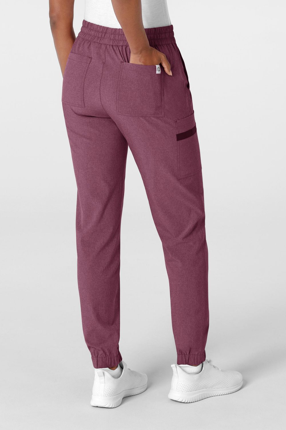 Pantalone donna 5234 jogger wine heather