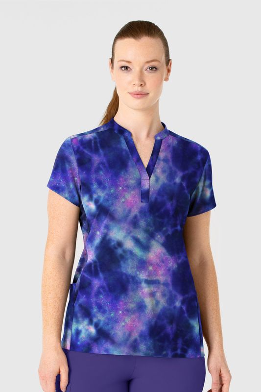 Casacca donna 6367 scollo alla coreana Luminous Batik