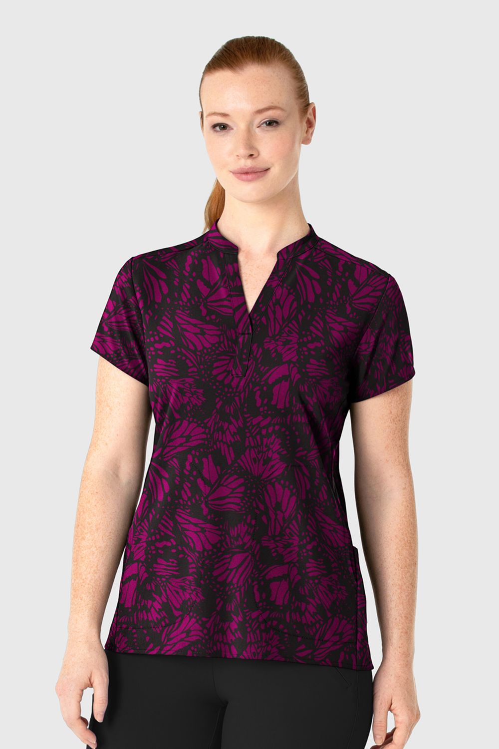 Casacca donna 6367 scollo alla coreana Sky Flatter Wine
