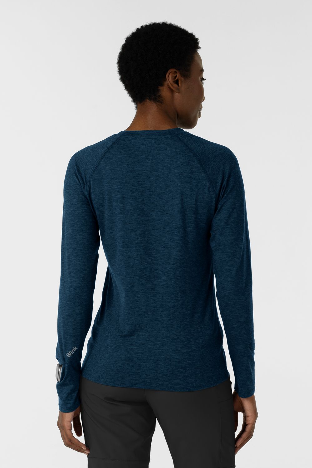 Maglia Setosa manica lunga con finestra royal heather