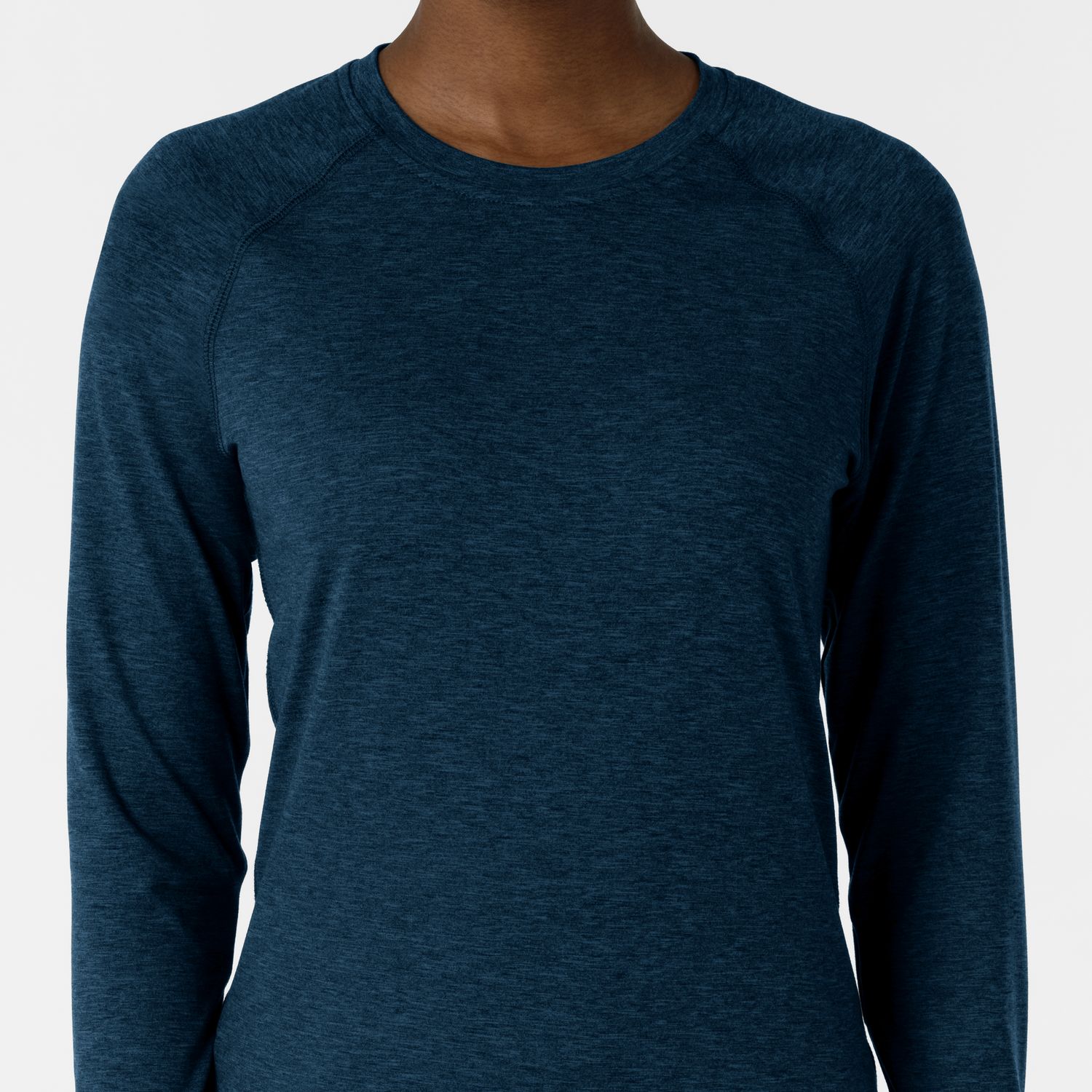 Maglia Setosa manica lunga con finestra royal heather