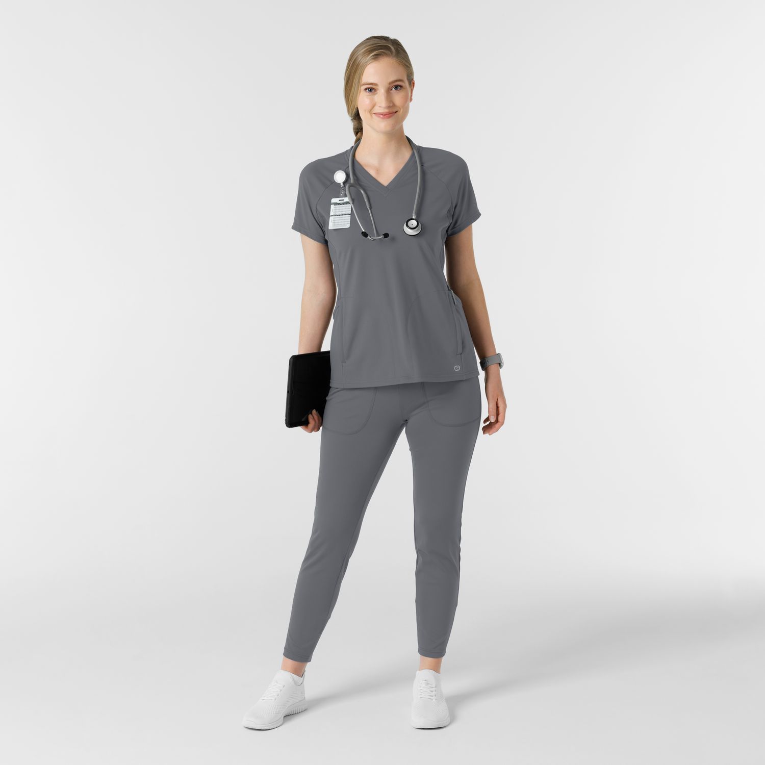 Pantalone donna 5259 slim pewter