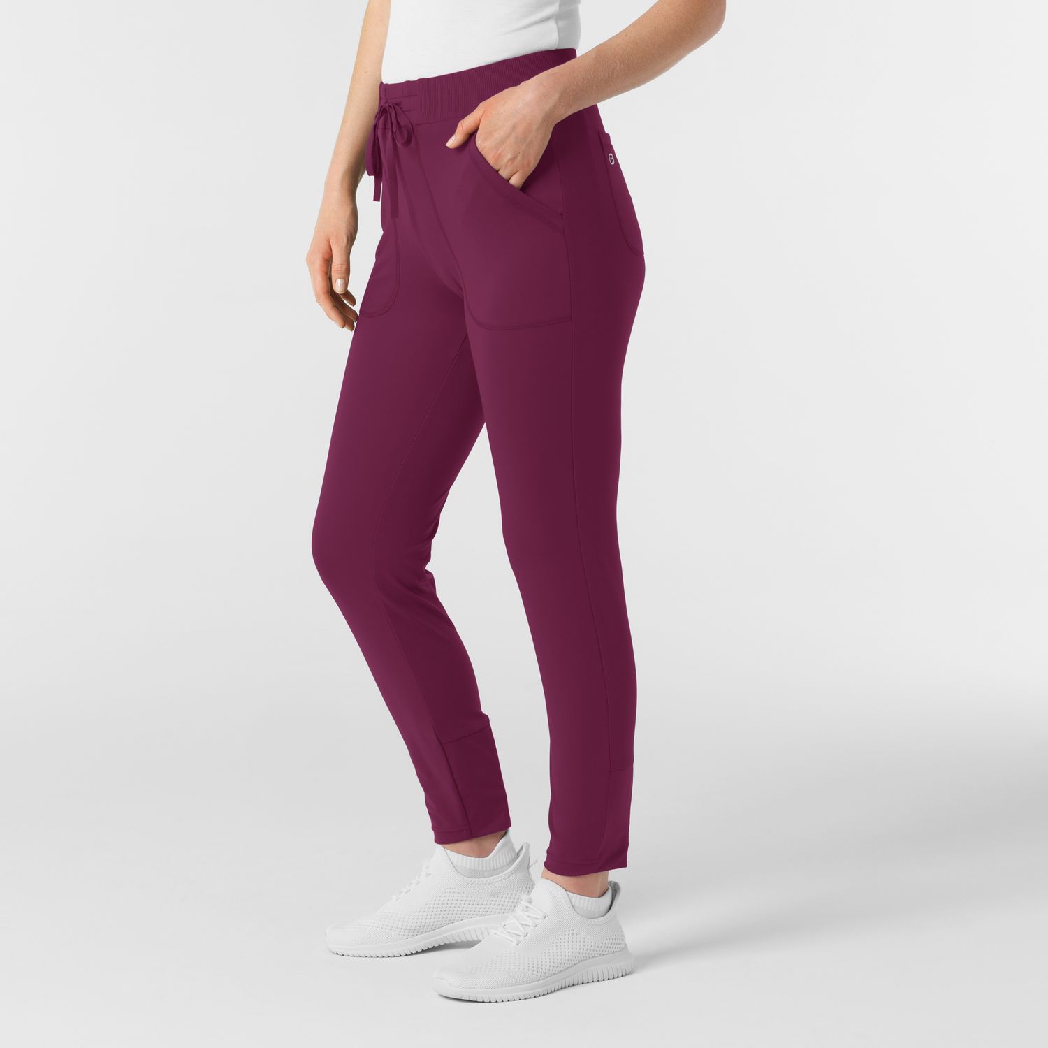 Pantalone donna 5259 slim wine