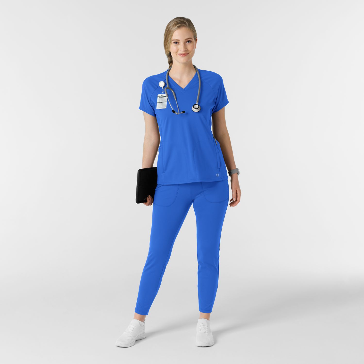Pantalone donna 5259 slim royal blue