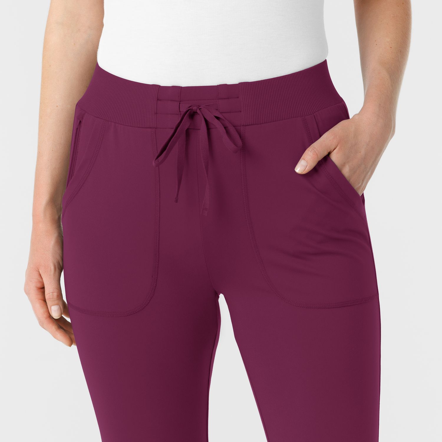 Pantalone donna 5259 slim wine
