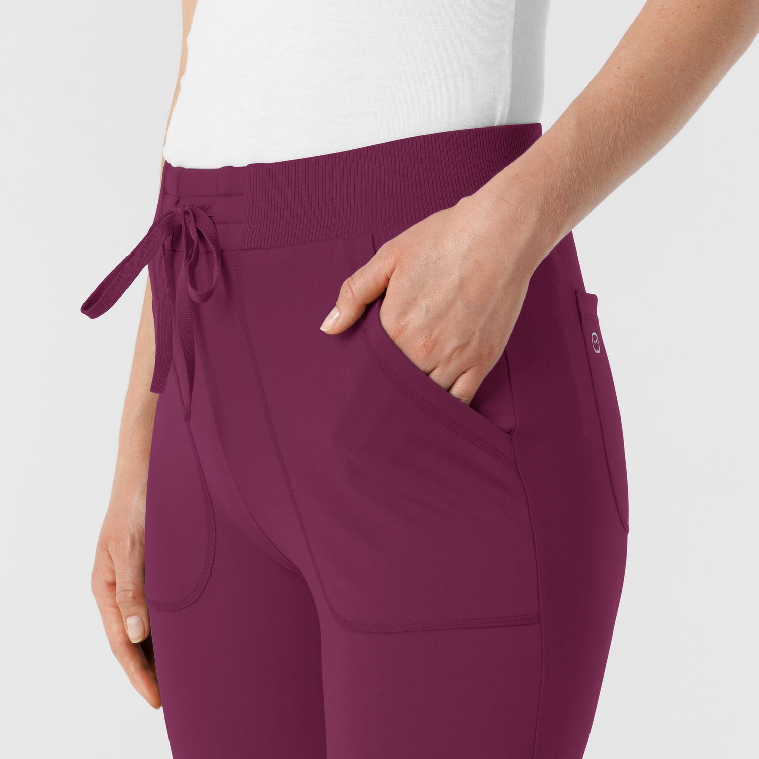 Pantalone donna 5259 slim wine