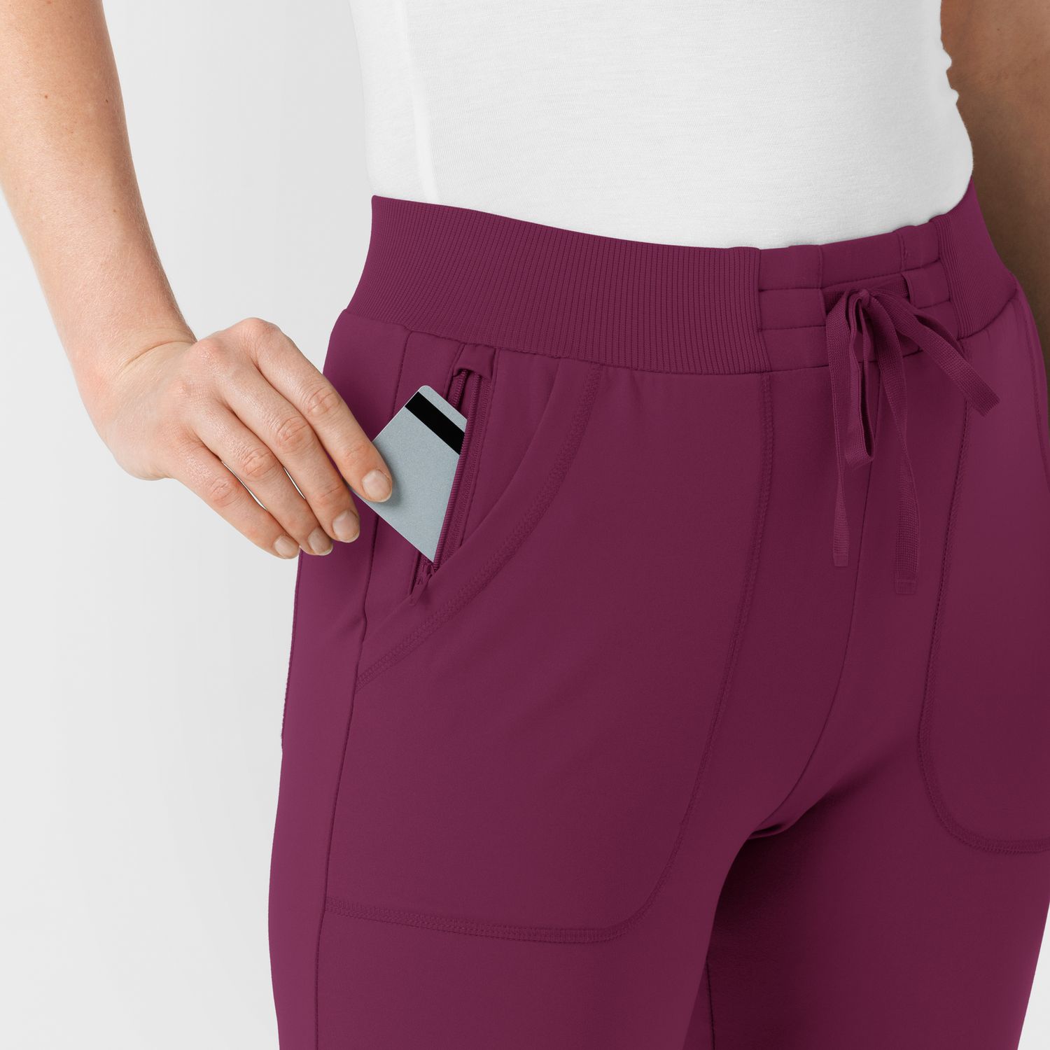 Pantalone donna 5259 slim wine
