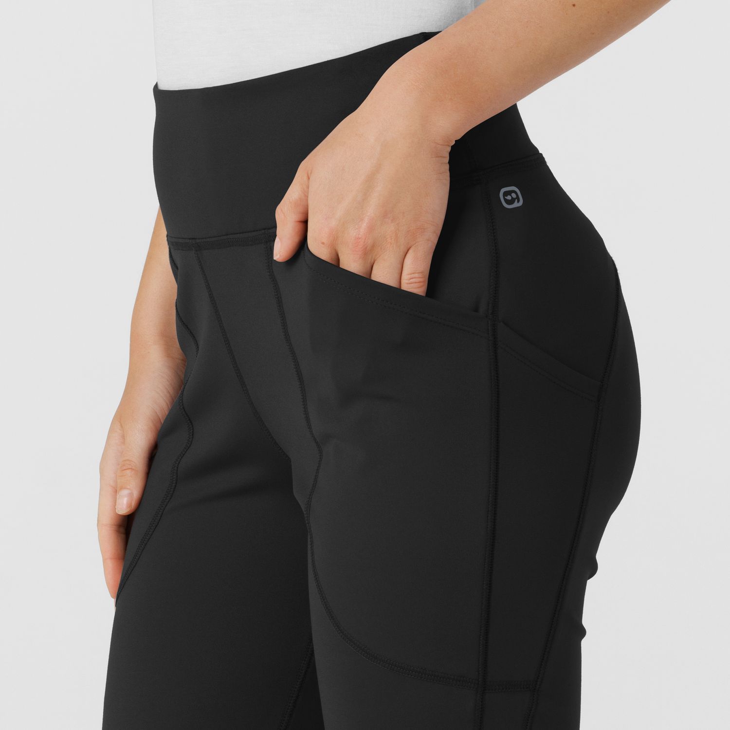 Pantalone donna 5459 yoga svasato black