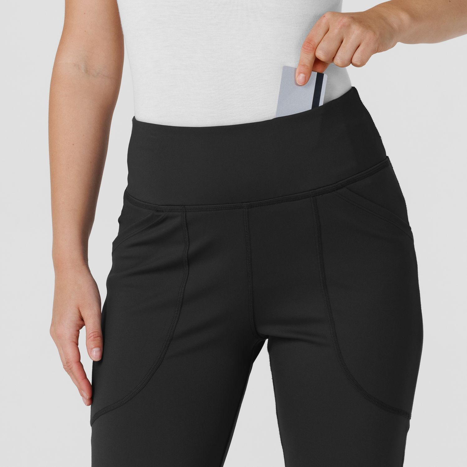Pantalone donna 5459 yoga svasato black