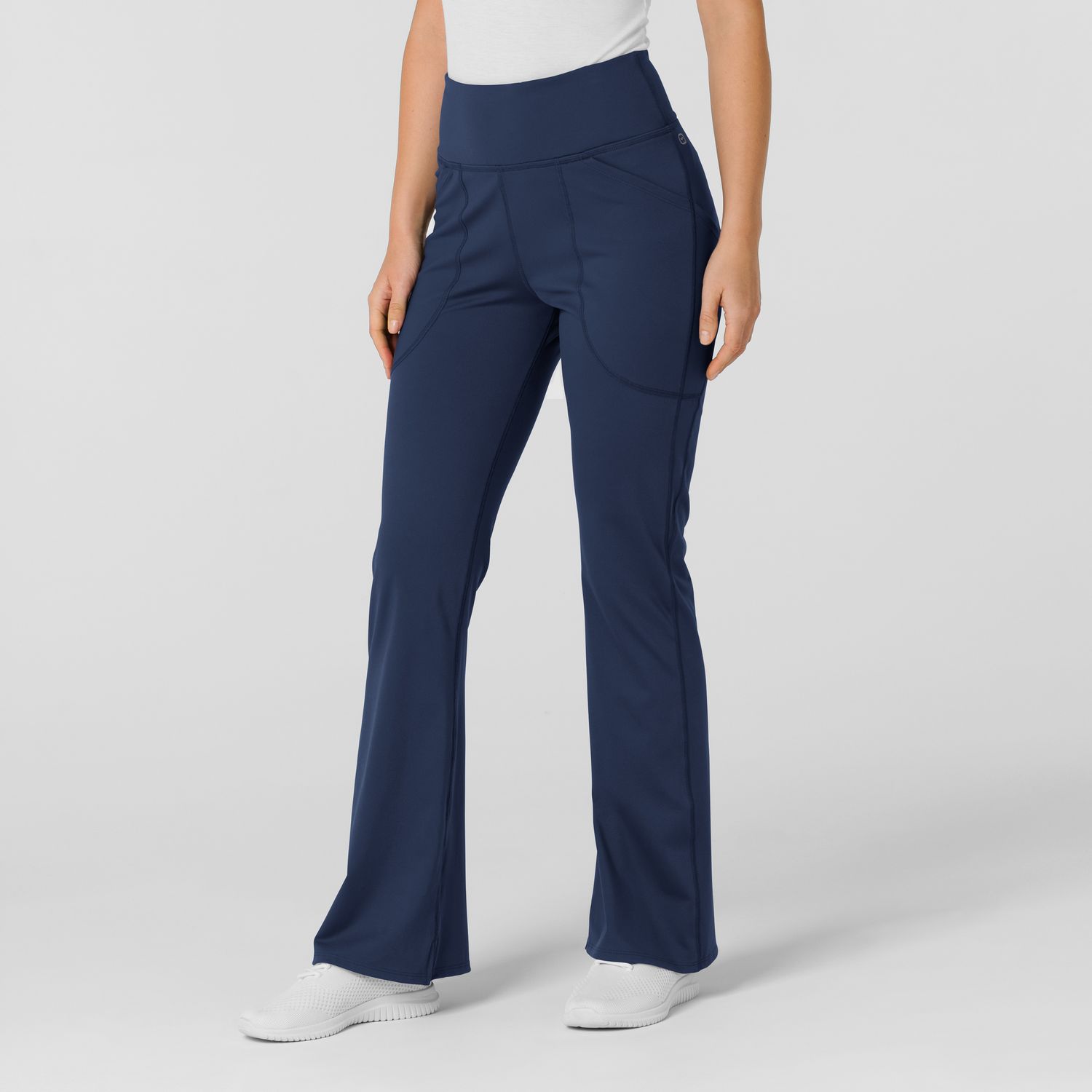 Pantalone donna 5459 yoga svasato navy blue