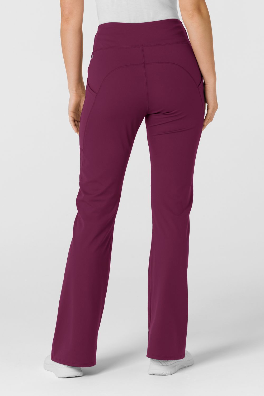 Pantalone donna 5459 yoga svasato wine