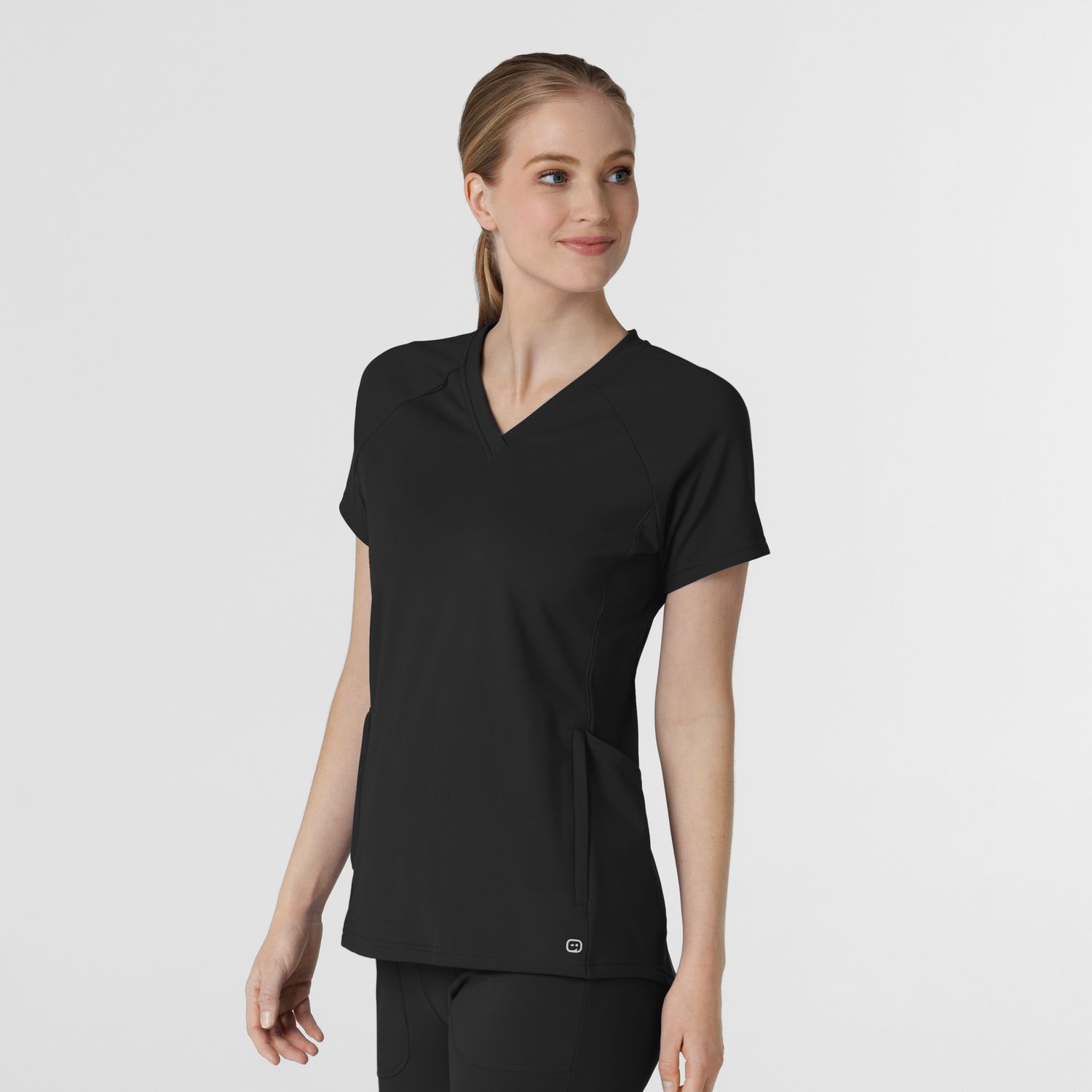 Casacca donna 6259 scollo a V black