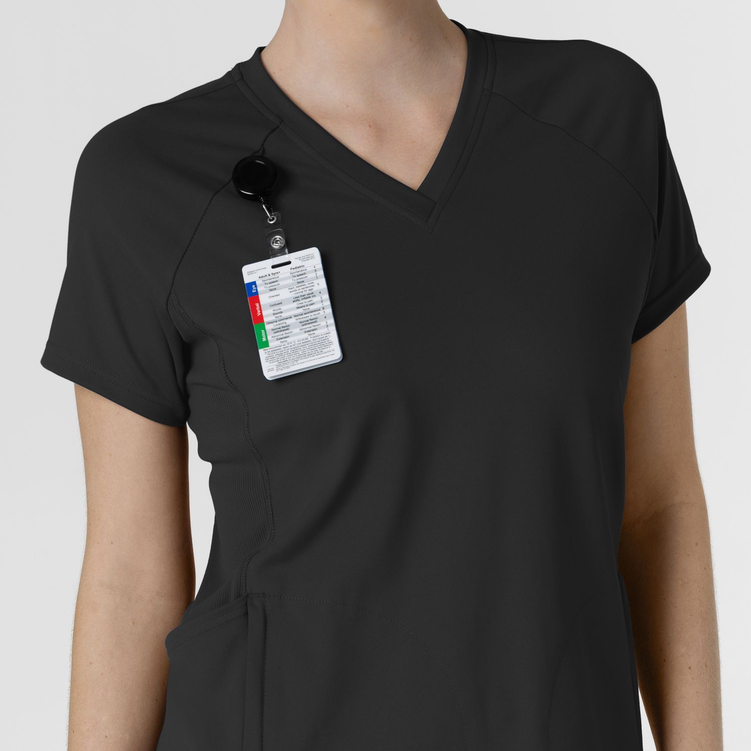 Casacca donna 6259 scollo a V black