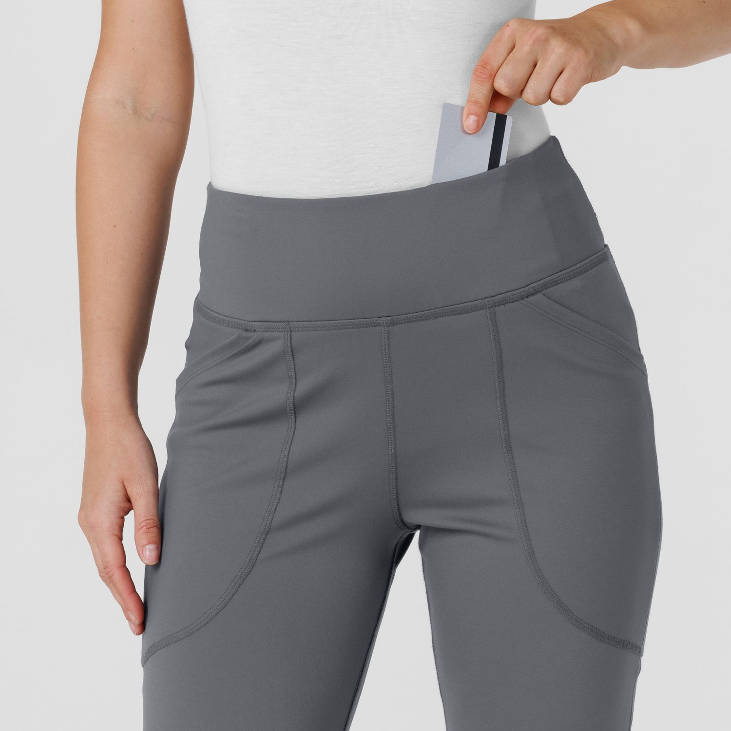 Pantalone donna 5459 yoga svasato pewter