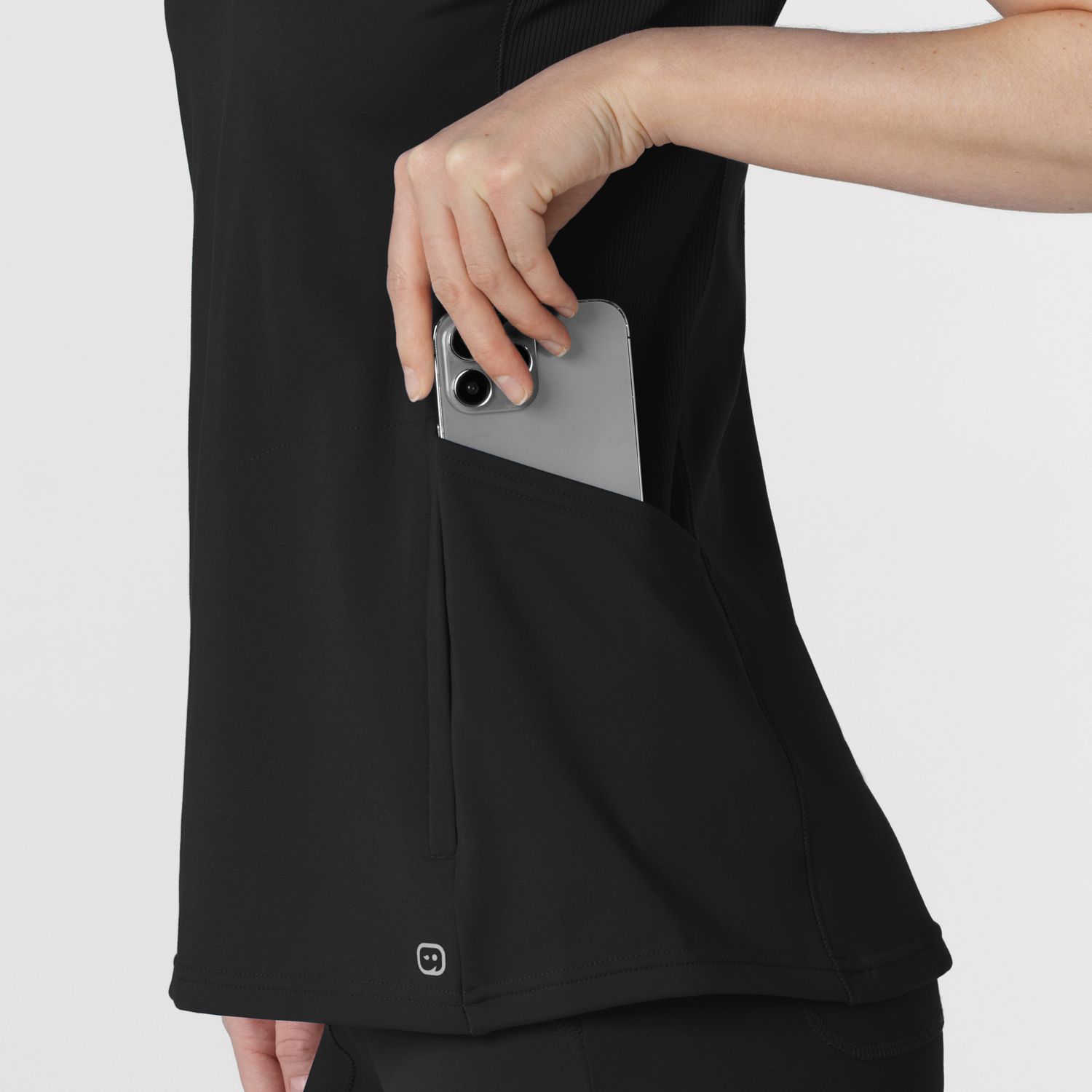 Casacca donna 6259 scollo a V black