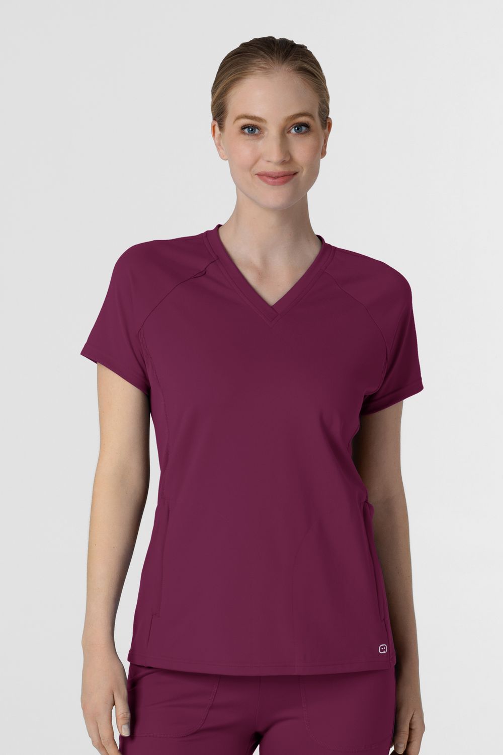 Casacca donna 6259 scollo a V wine