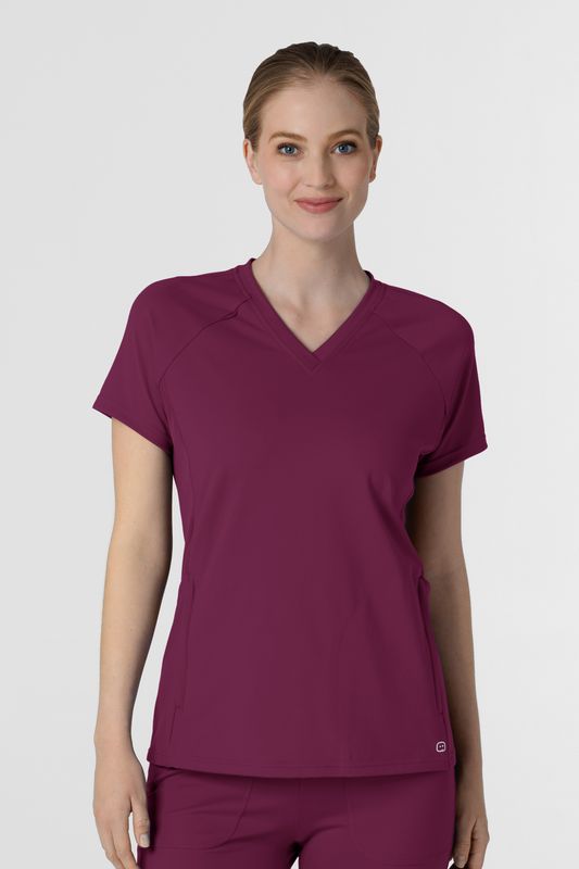 Casacca donna 6259 scollo a V wine