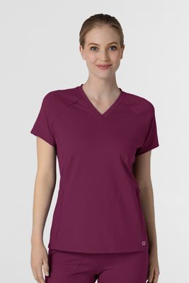 Casacca donna 6259 scollo a V wine