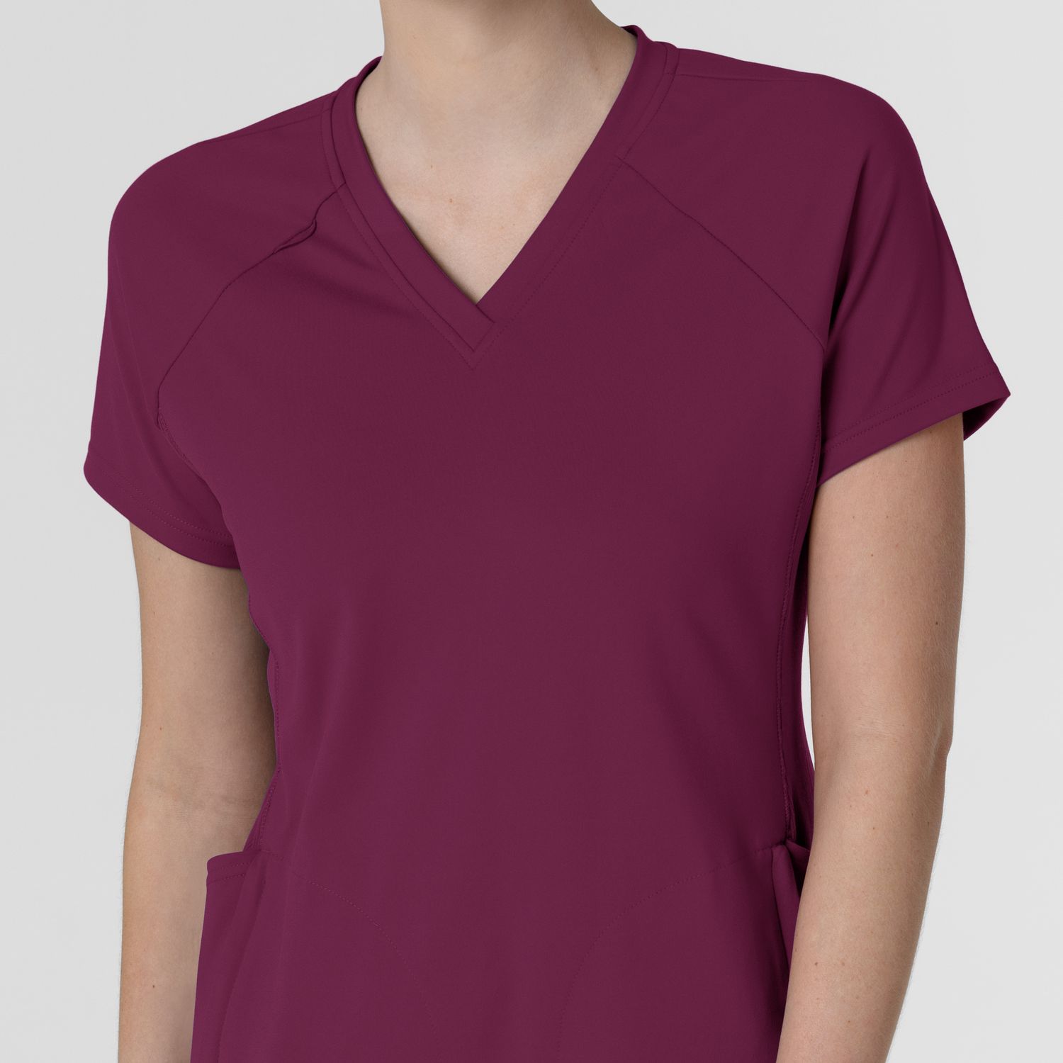 Casacca donna 6259 scollo a V wine