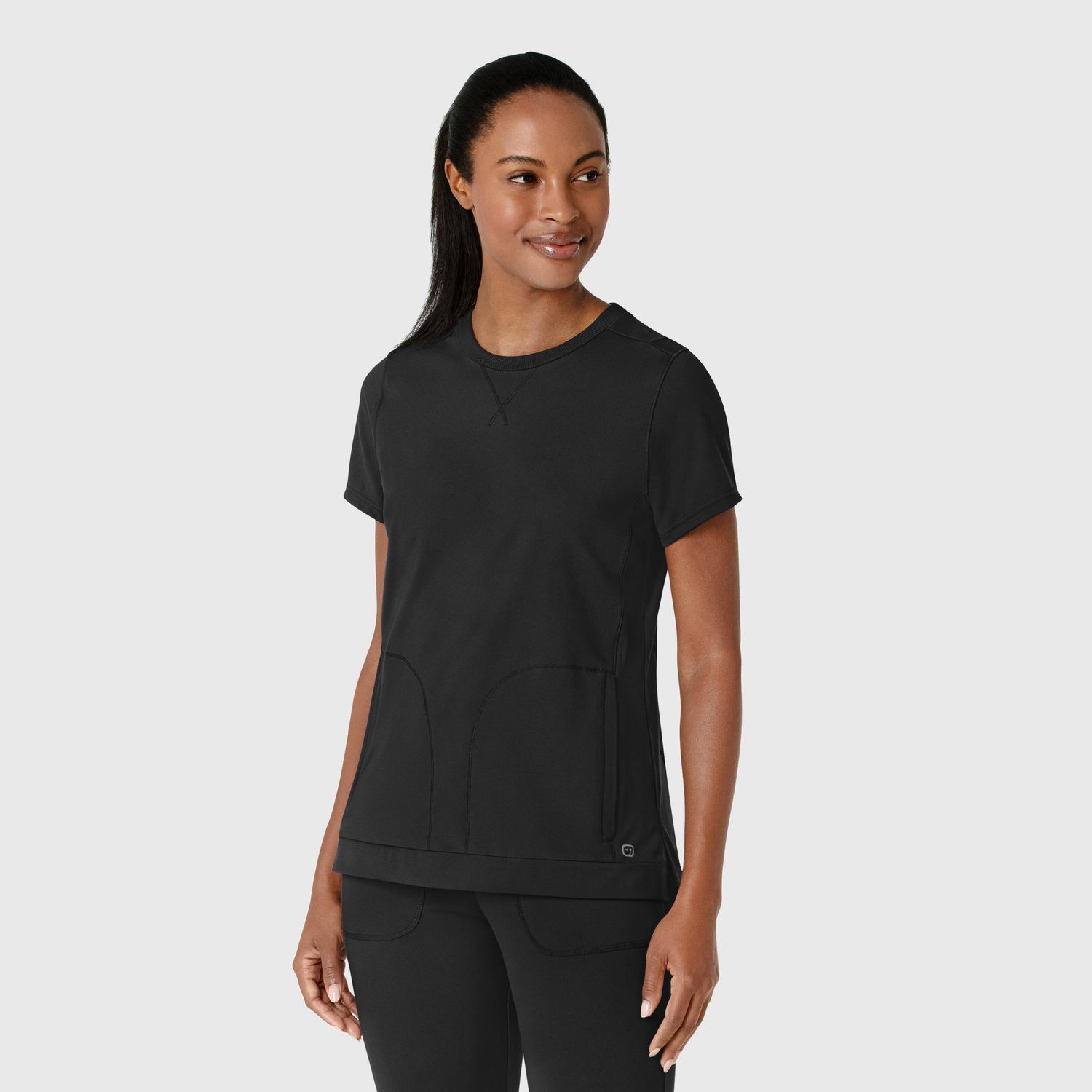 Casacca donna 6359 girocollo black