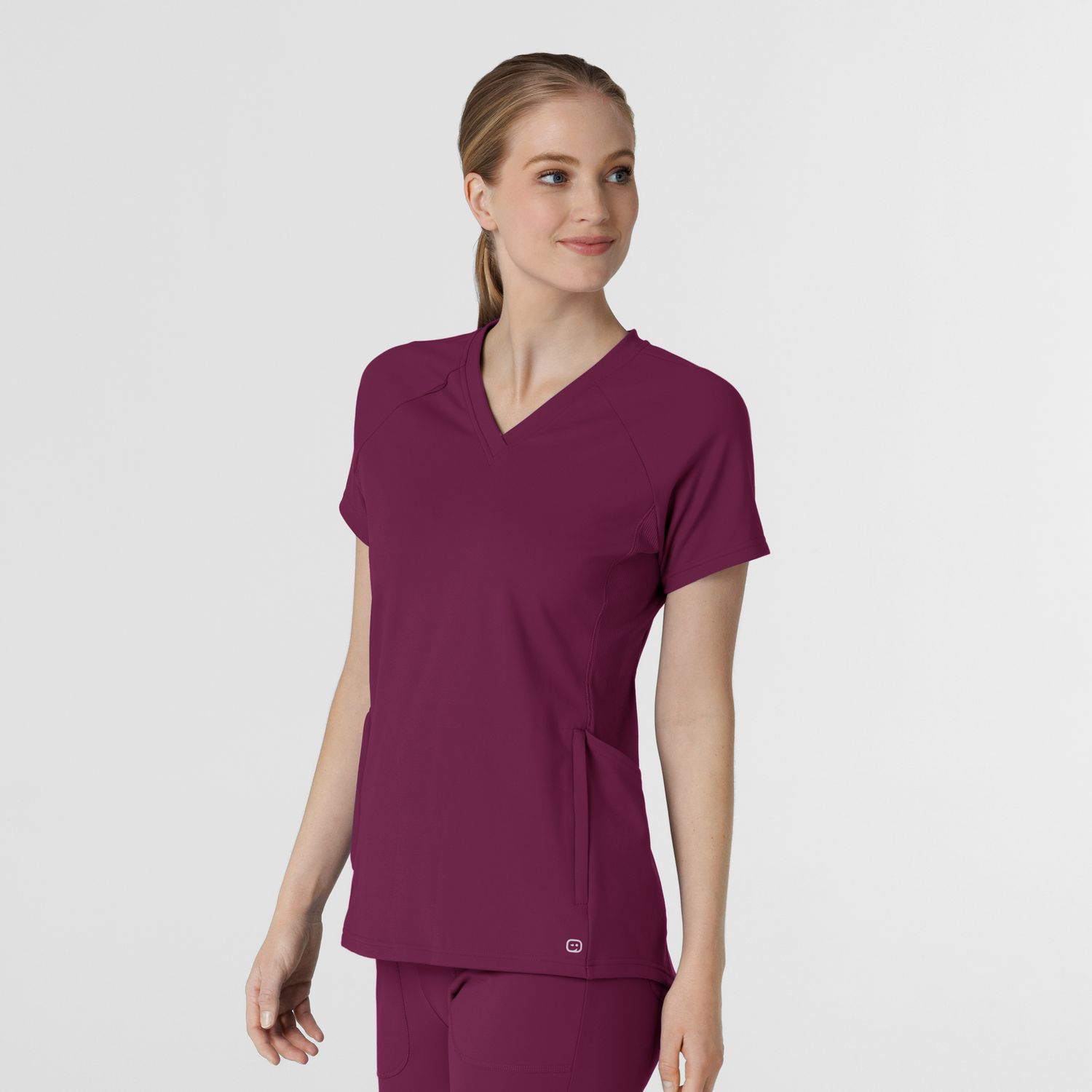 Casacca donna 6259 scollo a V wine