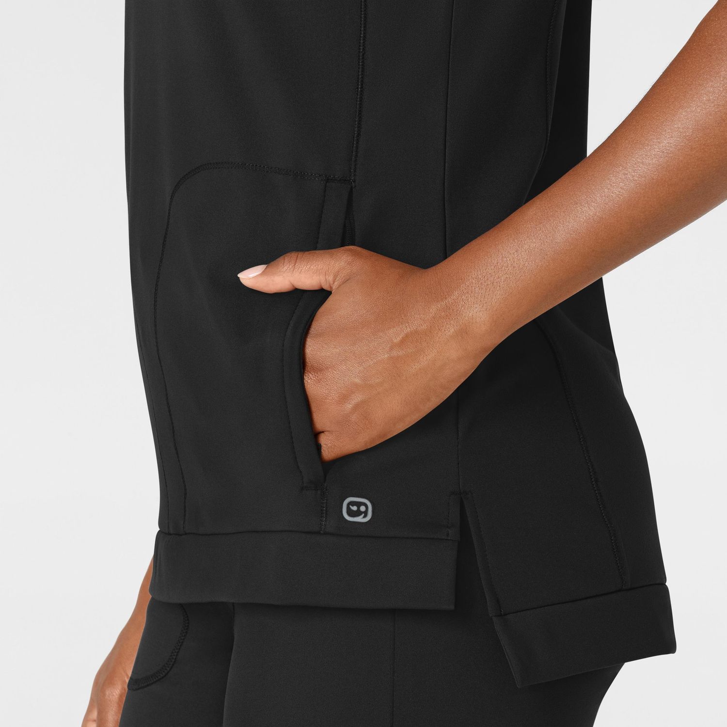 Casacca donna 6359 girocollo black