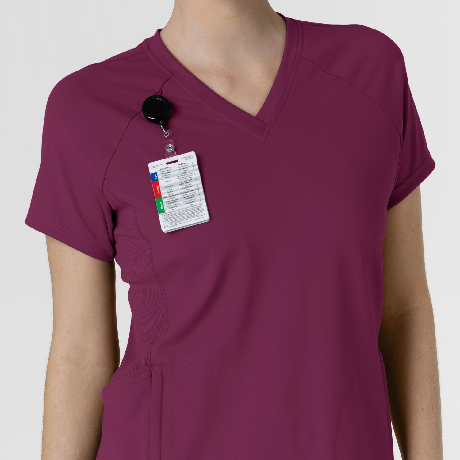Casacca donna 6259 scollo a V wine
