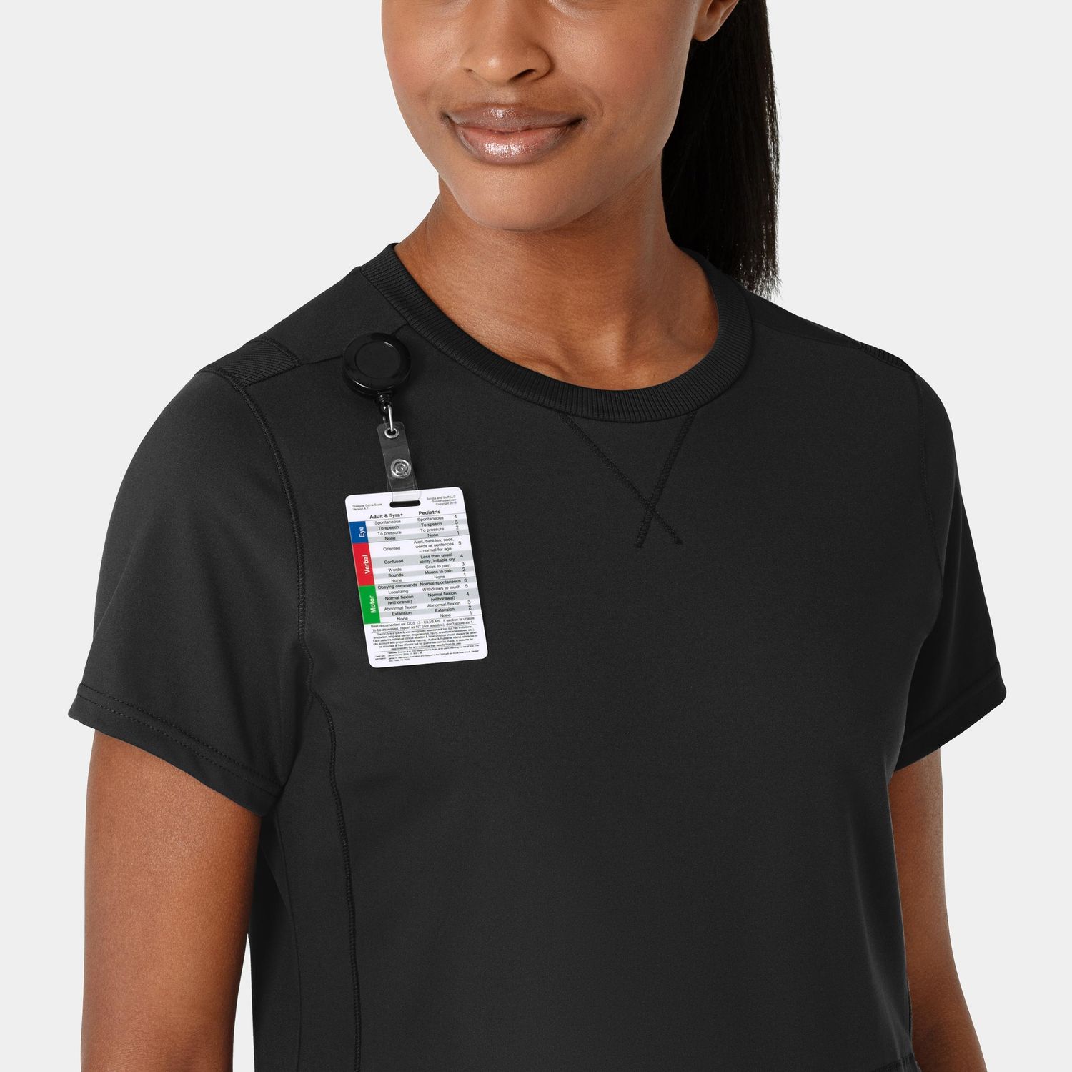 Casacca donna 6359 girocollo black