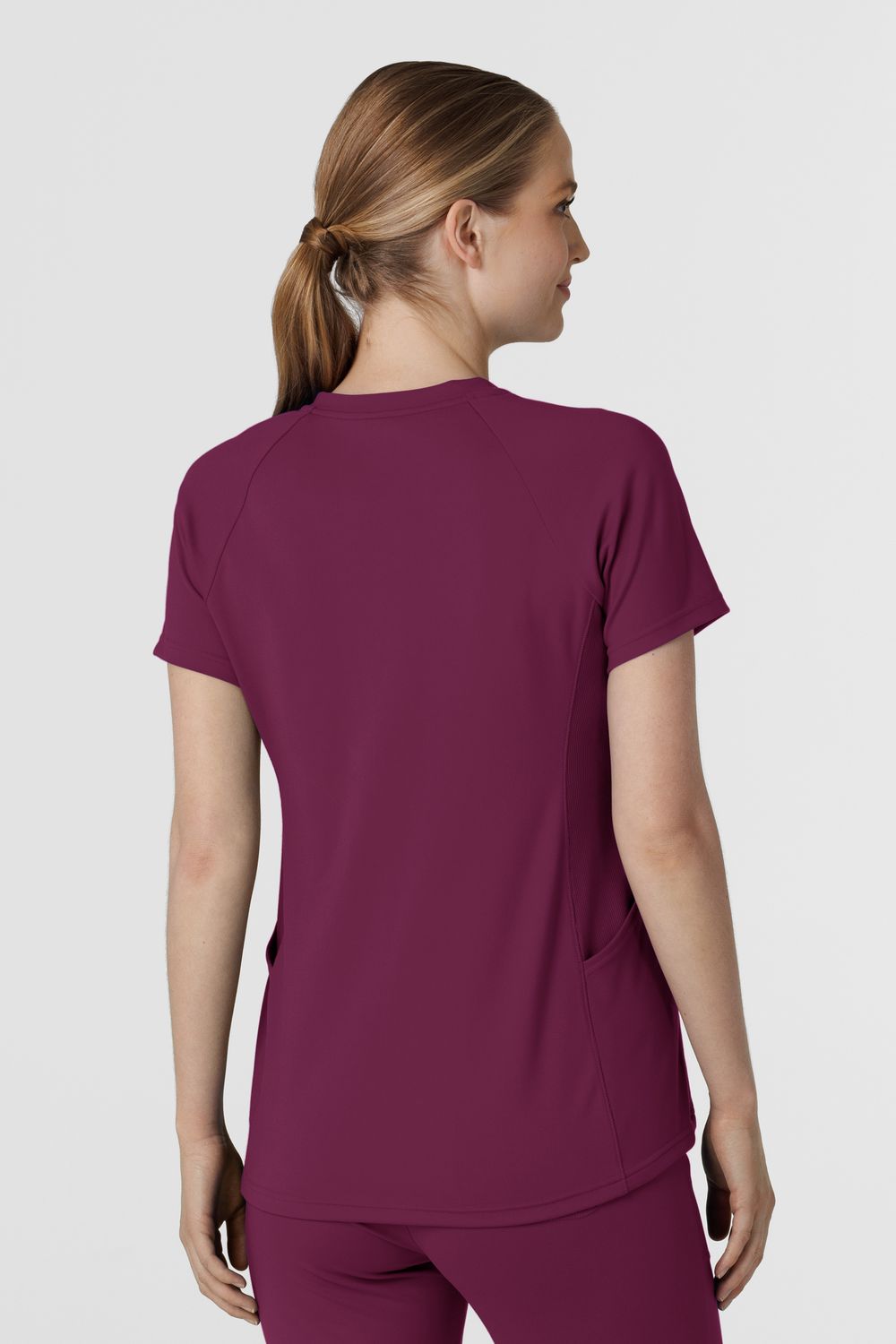 Casacca donna 6259 scollo a V wine