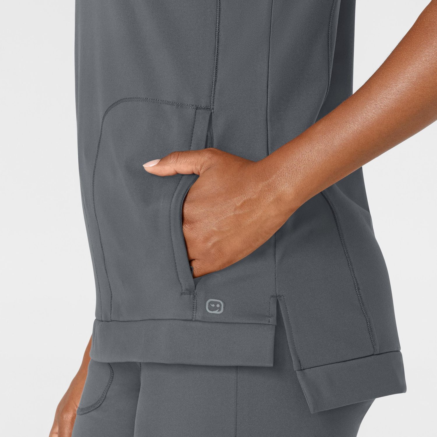 Casacca donna 6359 girocollo pewter