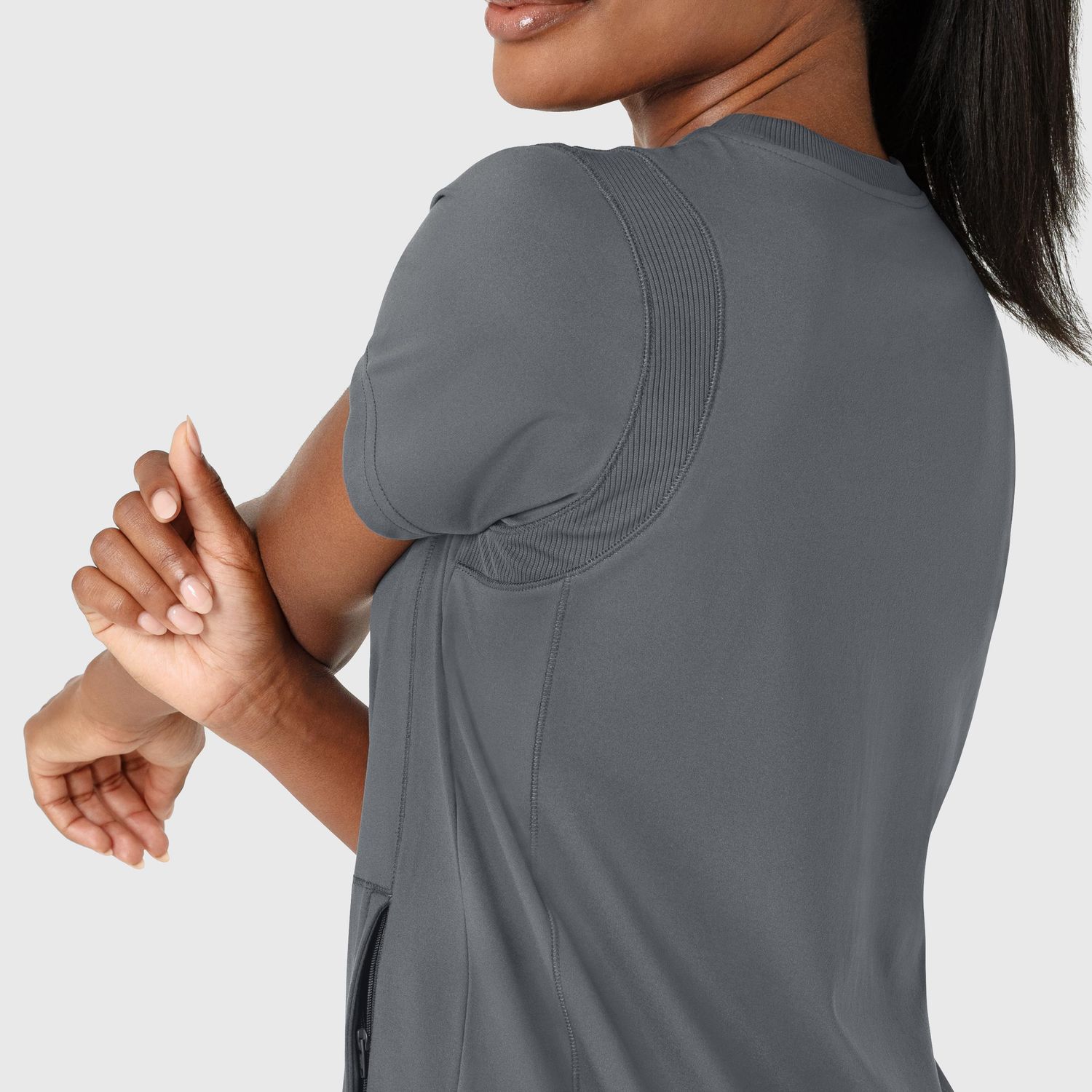 Casacca donna 6359 girocollo pewter