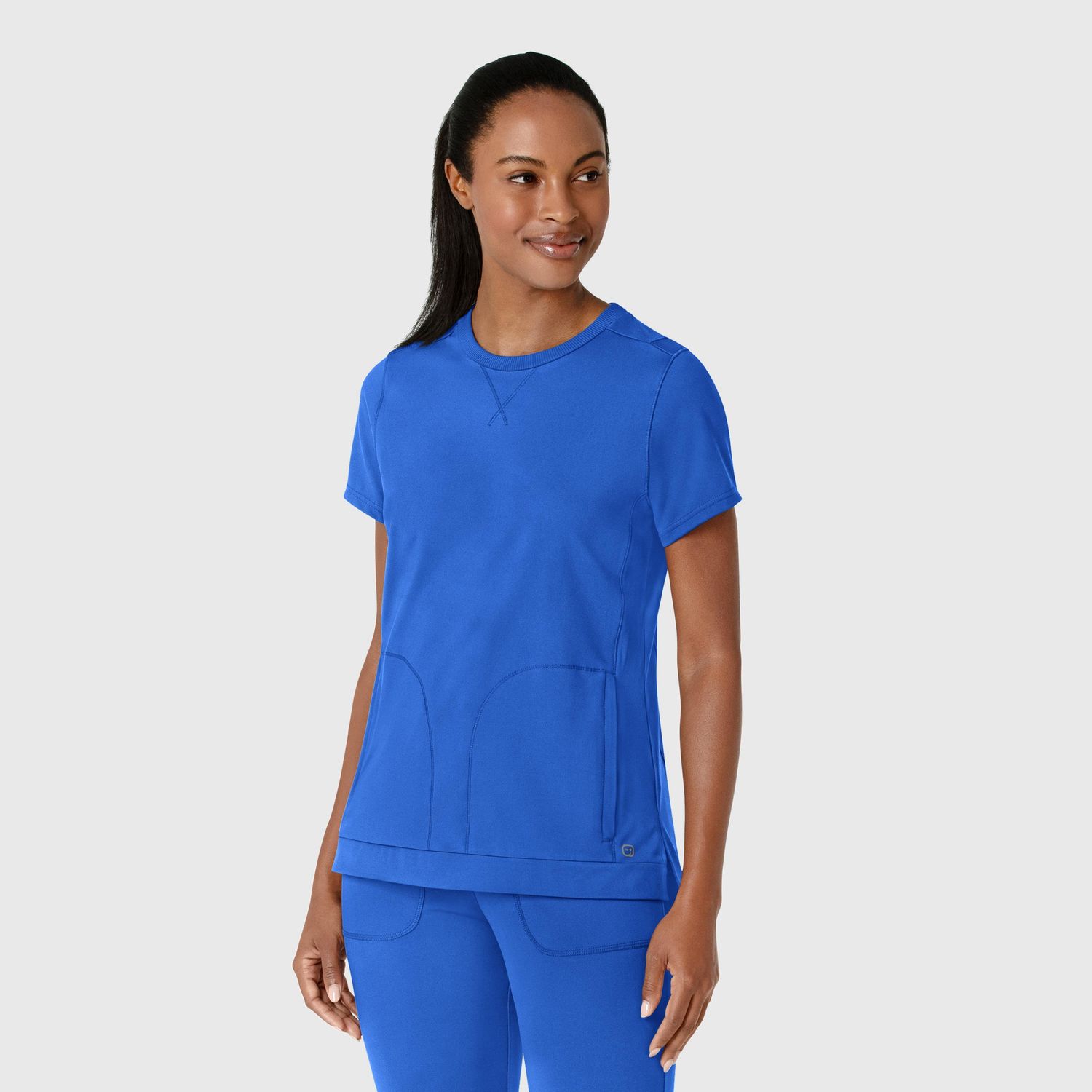 Casacca donna 6359 girocollo royal blue