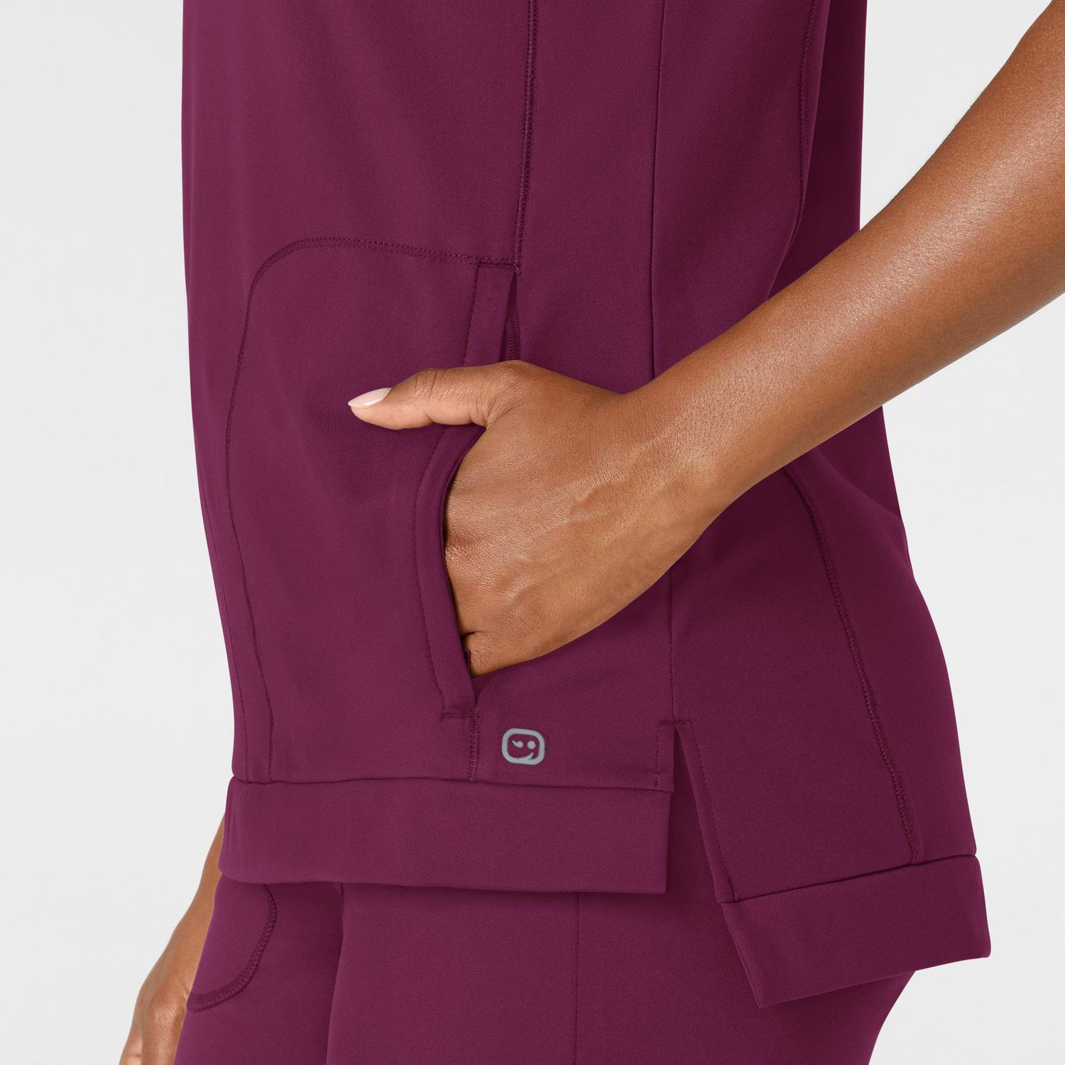 Casacca donna 6359 girocollo wine