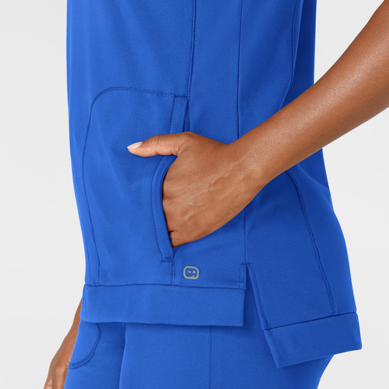 Casacca donna 6359 girocollo royal blue