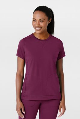 Casacca donna 6359 girocollo wine