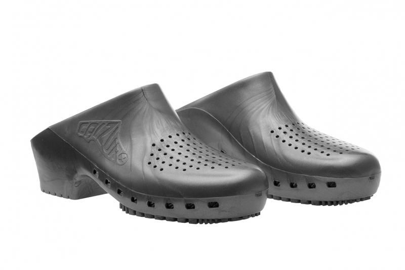 Zoccolo CALZURO Classic con fori Metal Grey