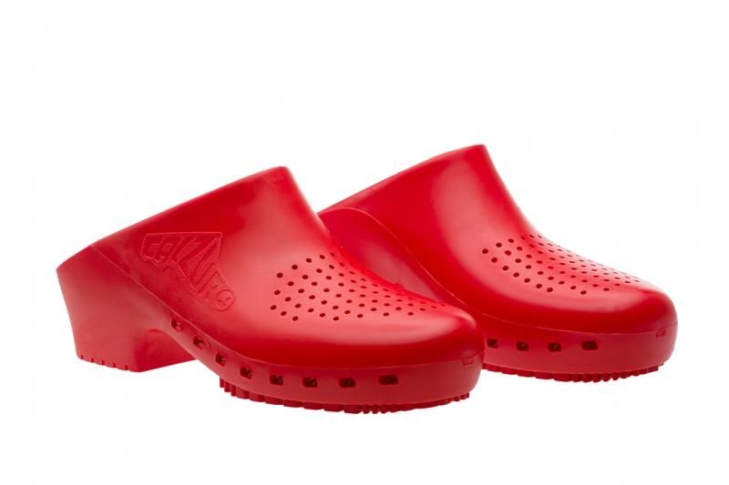 Zoccolo CALZURO Classic con fori Rosso
