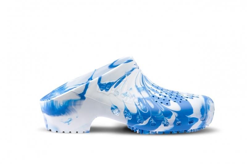 Zoccolo CALZURO Classic con fori Fancy Azzurro