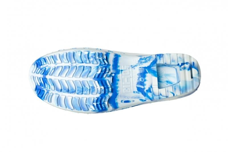 Zoccolo CALZURO Classic con fori Fancy Azzurro