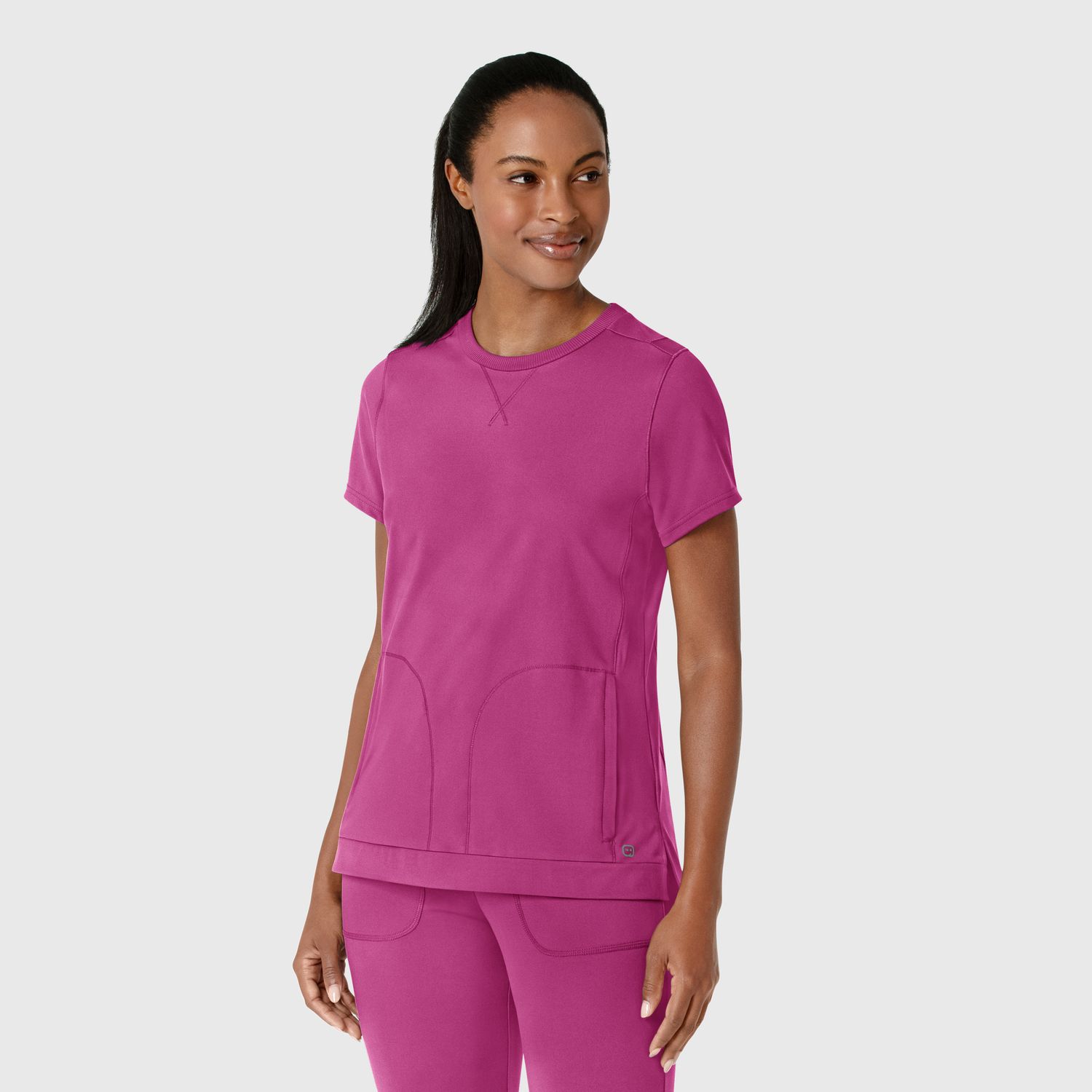 Casacca donna 6359 girocollo raspberry