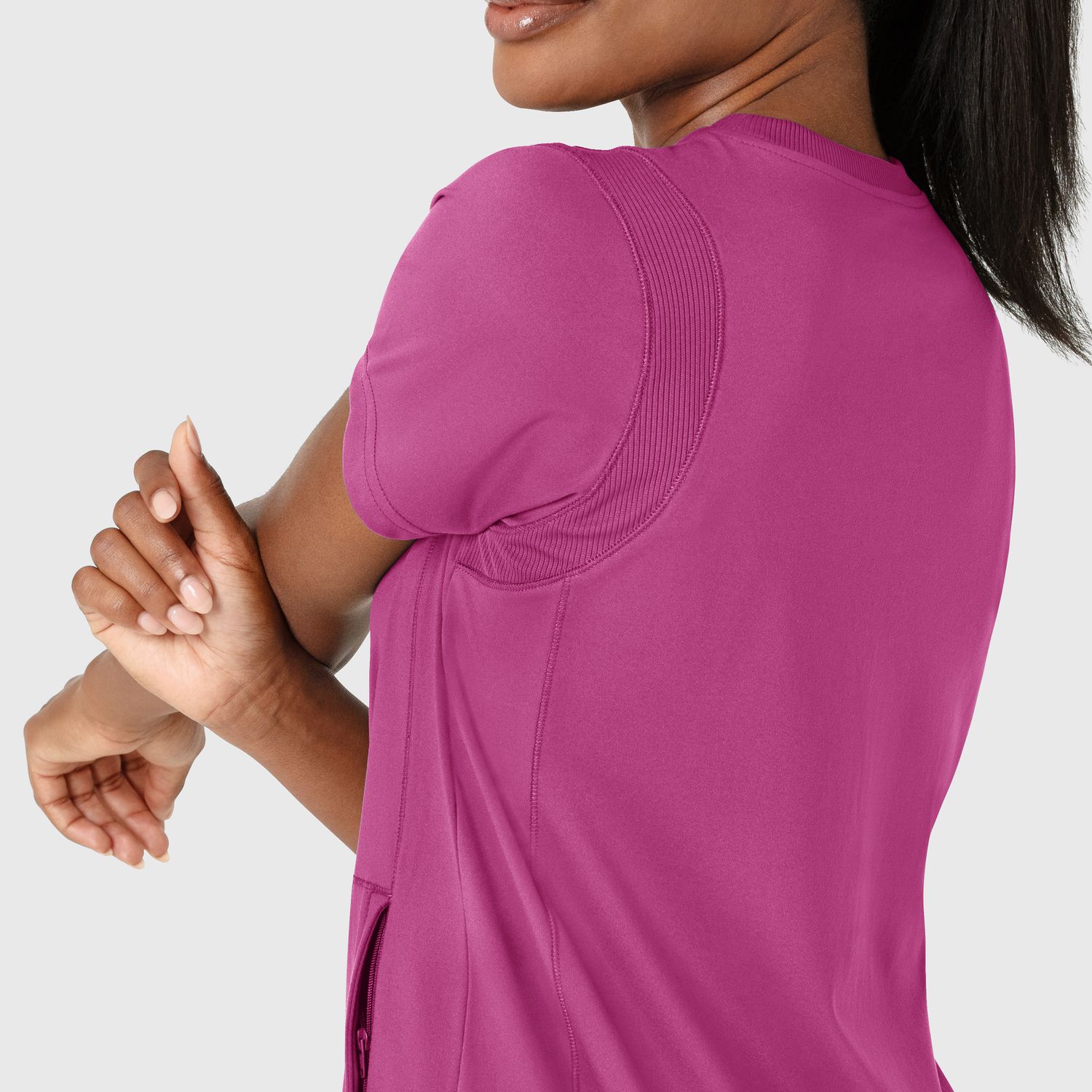 Casacca donna 6359 girocollo raspberry