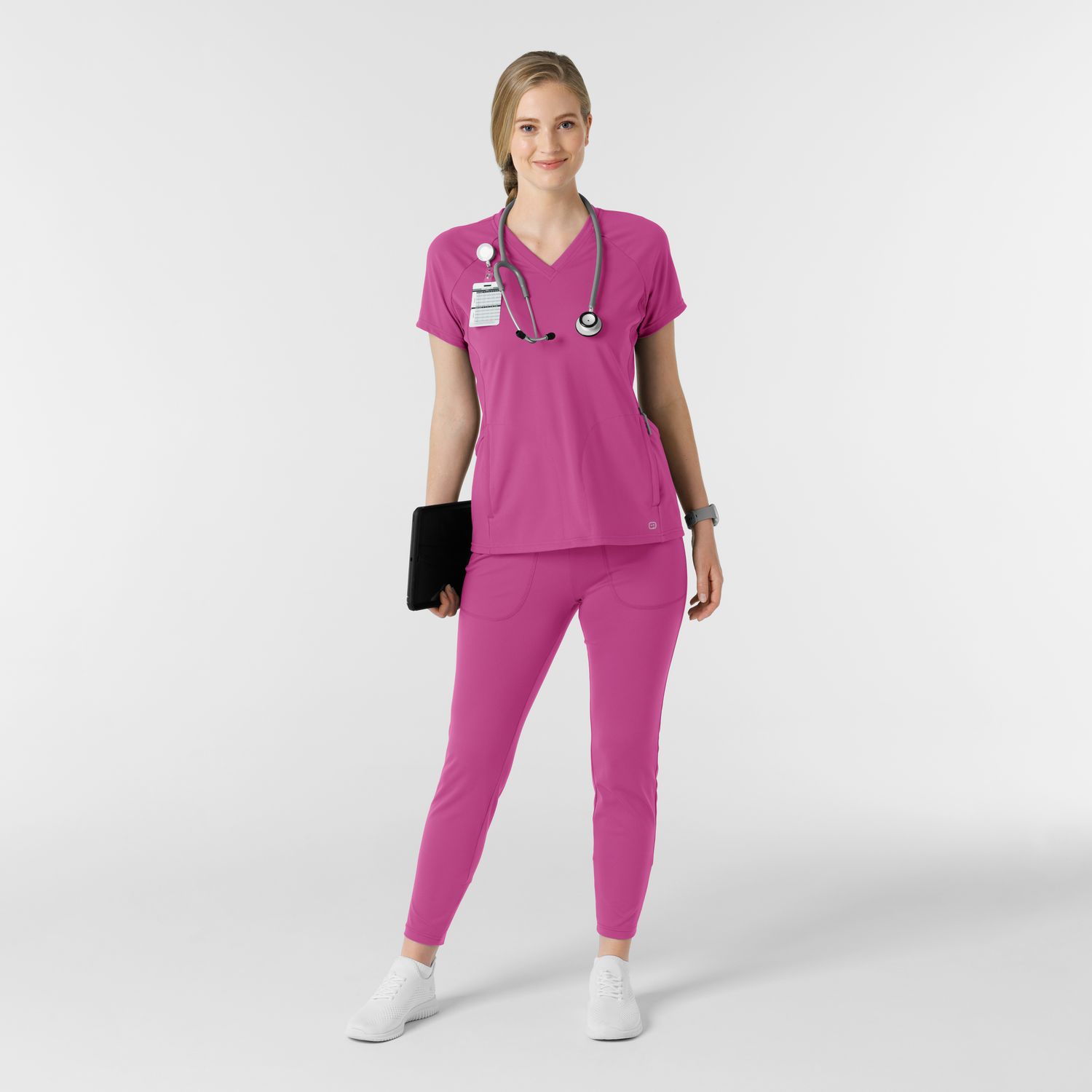 Pantalone donna 5259 slim raspberry