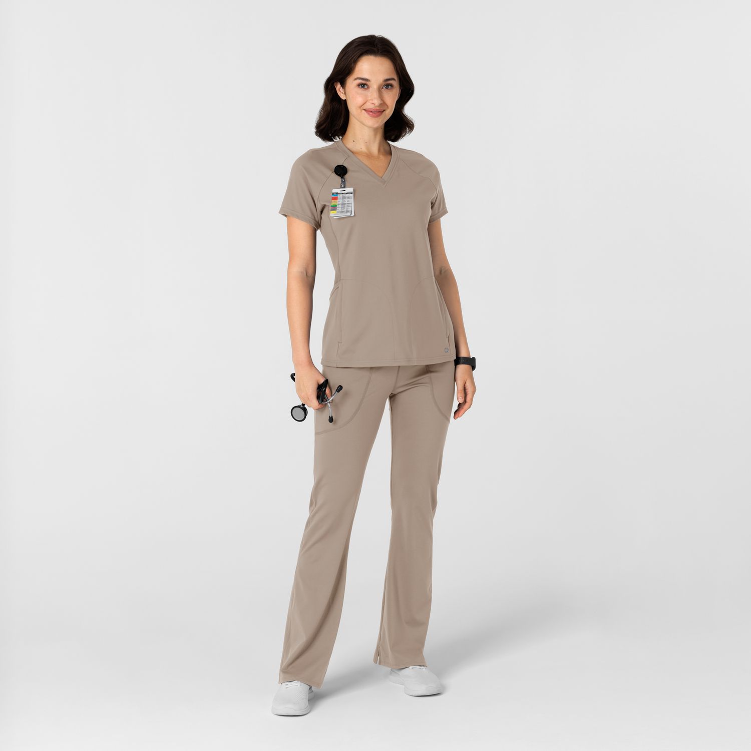 Pantalone donna 5459 yoga svasato haze
