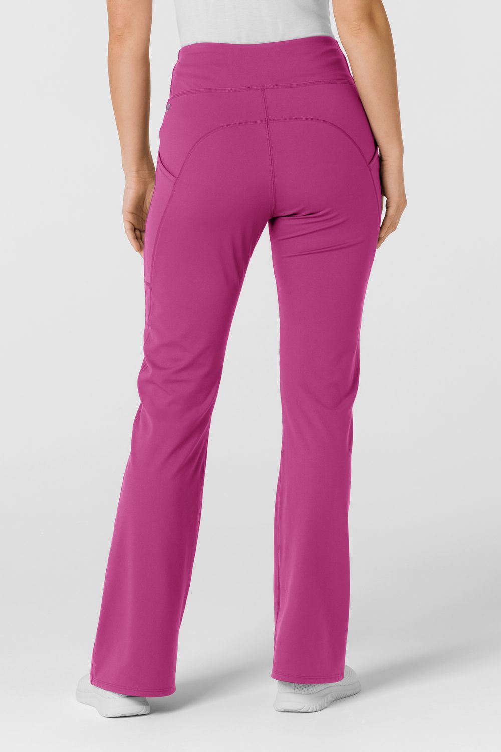 Pantalone donna 5459 yoga svasato raspberry