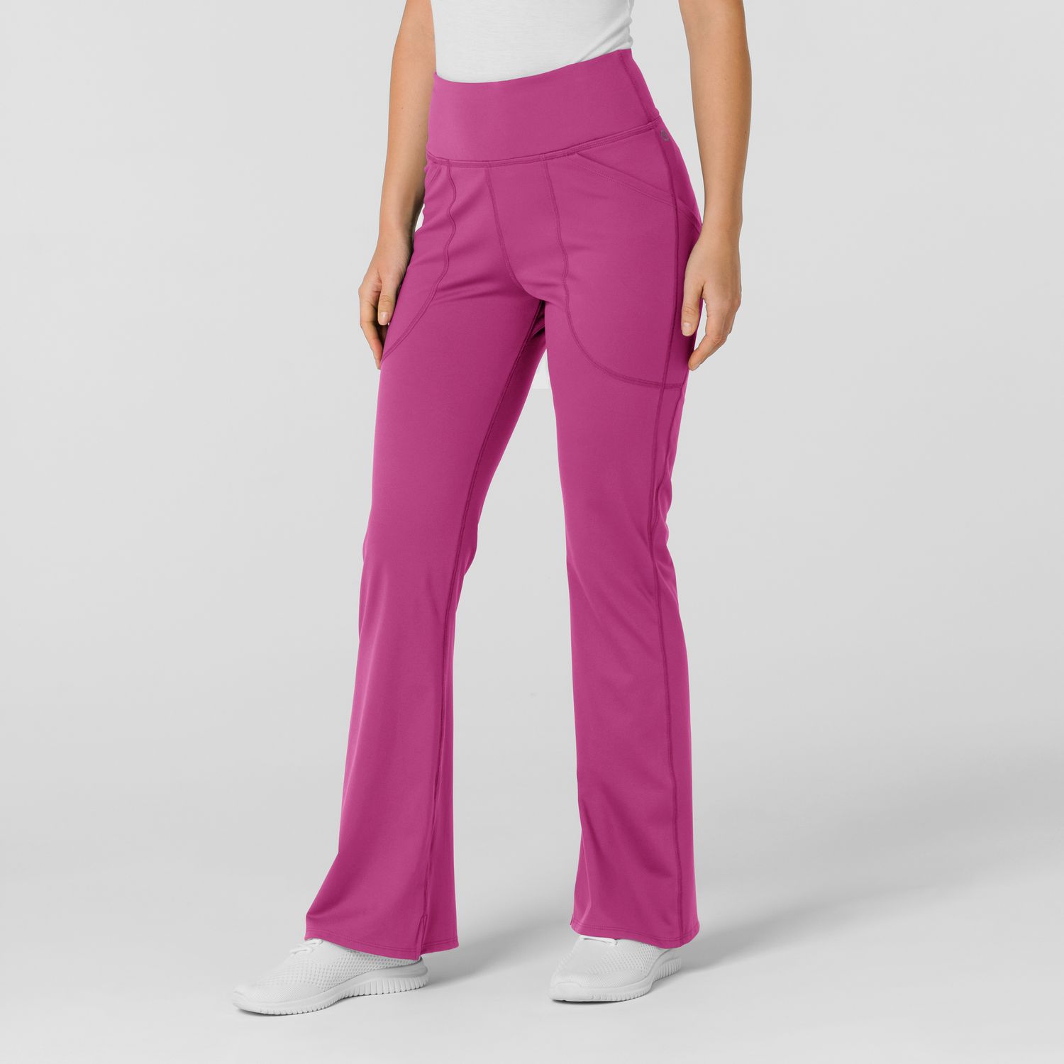 Pantalone donna 5459 yoga svasato raspberry